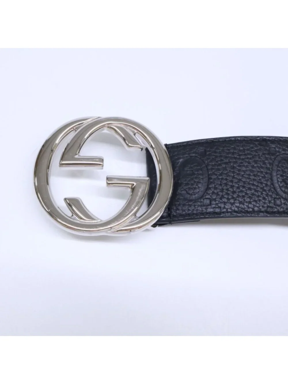 Gucci Aabza Interlocking G Signature Leather 105 42 Belt